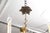 6-Light Vintage Gilt Floral Tole Chandlier, 1930s Italy For Sale - Image 4 of 12