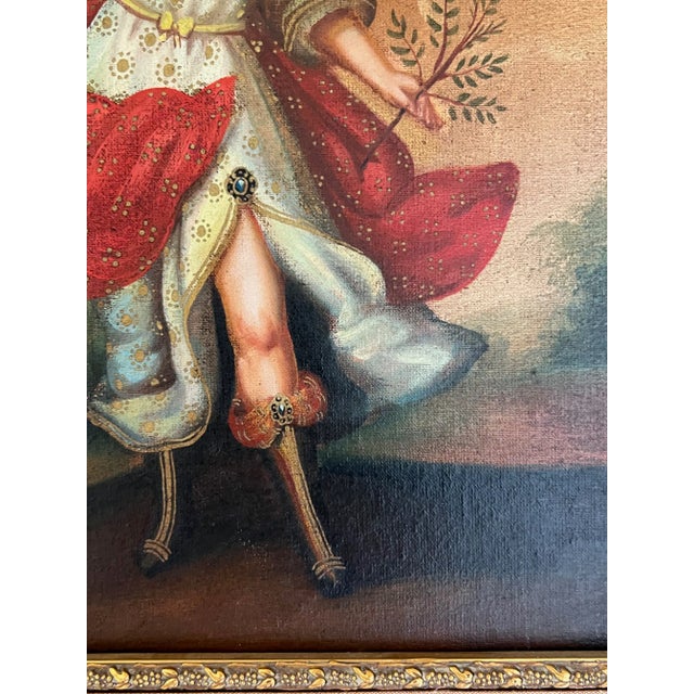 Cuzco School Revival Painting, C. 1900 For Sale In San Francisco - Image 6 of 13