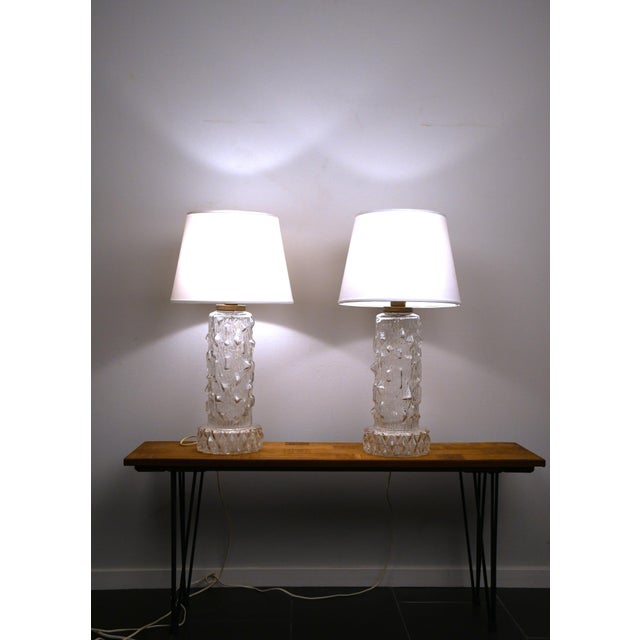 Large Glass Table Lamps by Henrik Blomqvist for Tranås Stilarmatur, 1960s, Set of 2 For Sale - Image 10 of 10