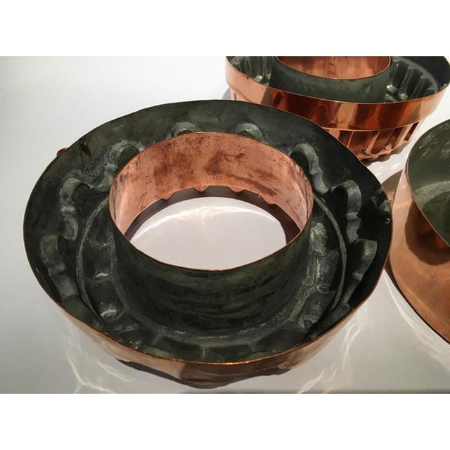 Copper Kitchen Pudding Molds for Wall Decoration, France, 1790s, Set of 3 For Sale - Image 18 of 18