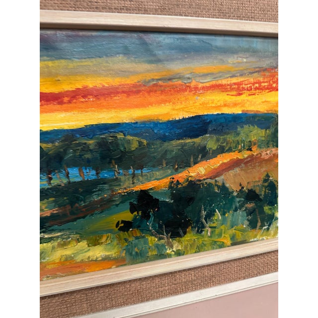 Kurt Lundberg, Landscape (Sörmlands Nalar Räven), 1950s, Oil on Canvas, Framed For Sale - Image 10 of 18