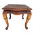 1990s Thomasville Fine Burl End Side Table Parque Top Jacobean Style British Gentry For Sale