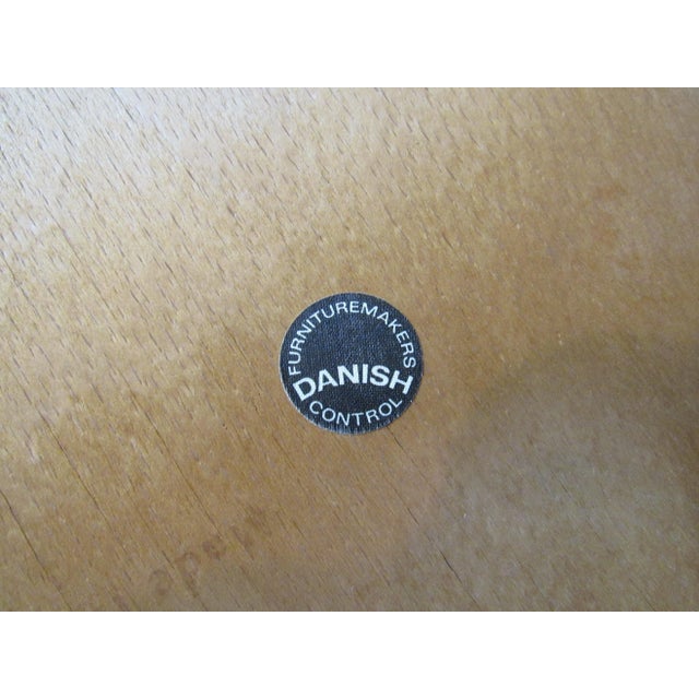 Burnt Umber Mid 20th Century Danish Dining Room Chairs - 4 Pieces For Sale - Image 8 of 8