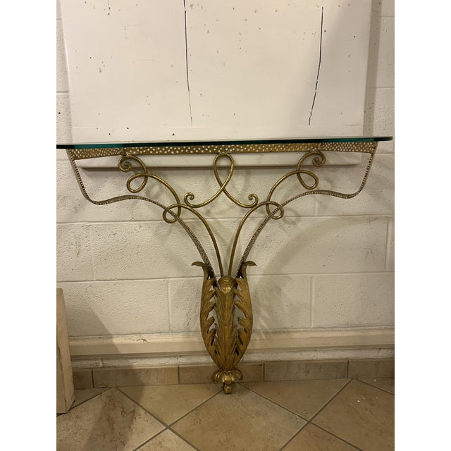 Console in Glass attributed to Pier Luigi Colli, 1930s For Sale - Image 10 of 10