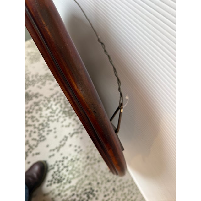 Circa 2000 Morgan Hill Tin + Wood Wall Mirror For Sale - Image 10 of 12