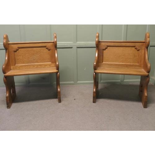Arts and Crafts Hall Chairs in the style of Pugin, 1880, Set of 2 For Sale - Image 3 of 10
