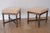 Vintage French Louis XVI Style Upholstered Ottomans - A Pair For Sale - Image 4 of 14
