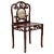 Chinese Antique Rosewood Side Chair with Open Fretwork and Marble Medallion For Sale - Image 13 of 13
