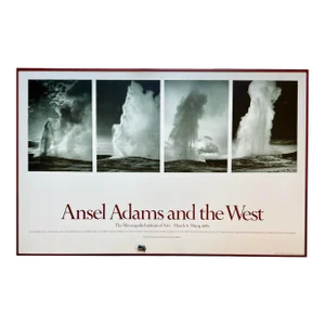 "Ansel Adams and the West" the Museum of Modern Art Framed Poster