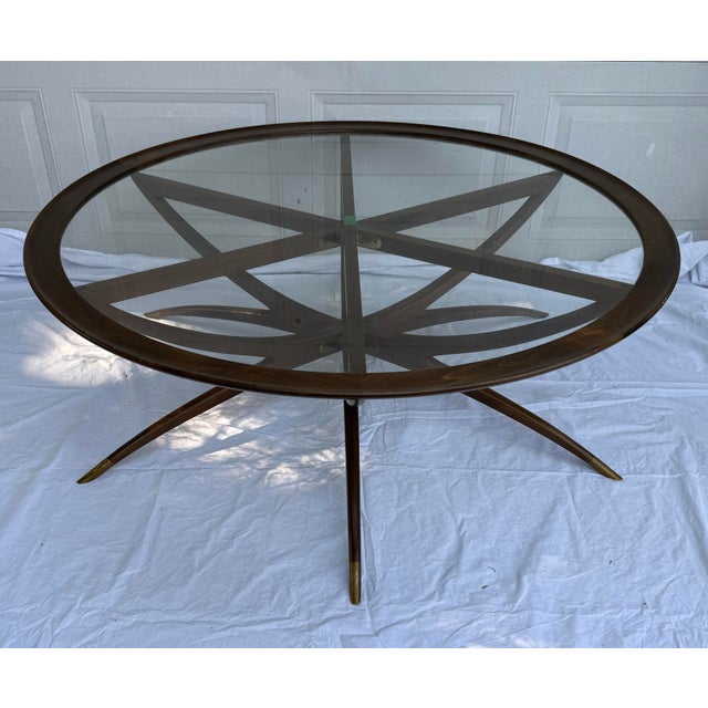 Mid 20th Century Danish Mid Century Modern Spider Leg Coffee Table For Sale In Chicago - Image 6 of 10
