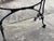 French Natural Stone & Iron Bistro Table For Sale In New York - Image 6 of 9