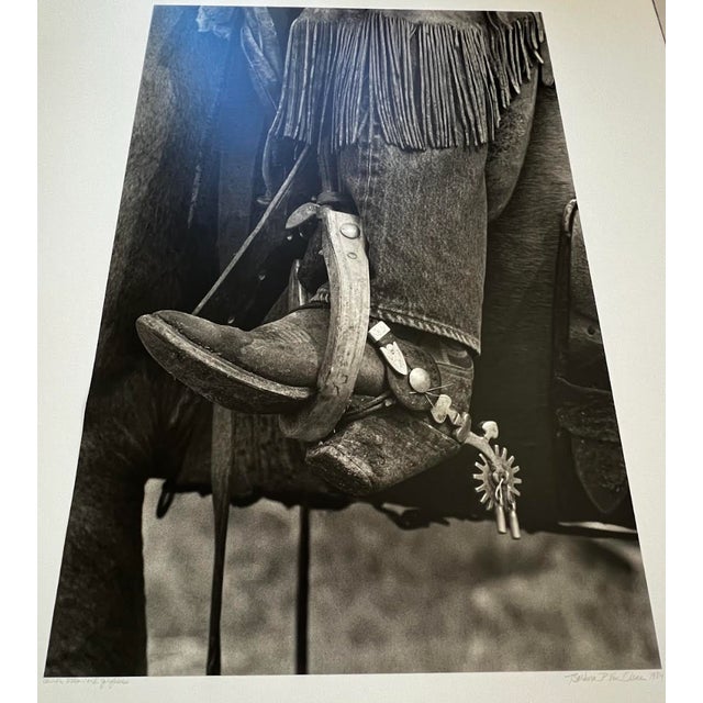 A phenomenal, museum-quality masterpiece of American Western photography, "Chinks, Oxbow, and Jinglebobs" is one of the...