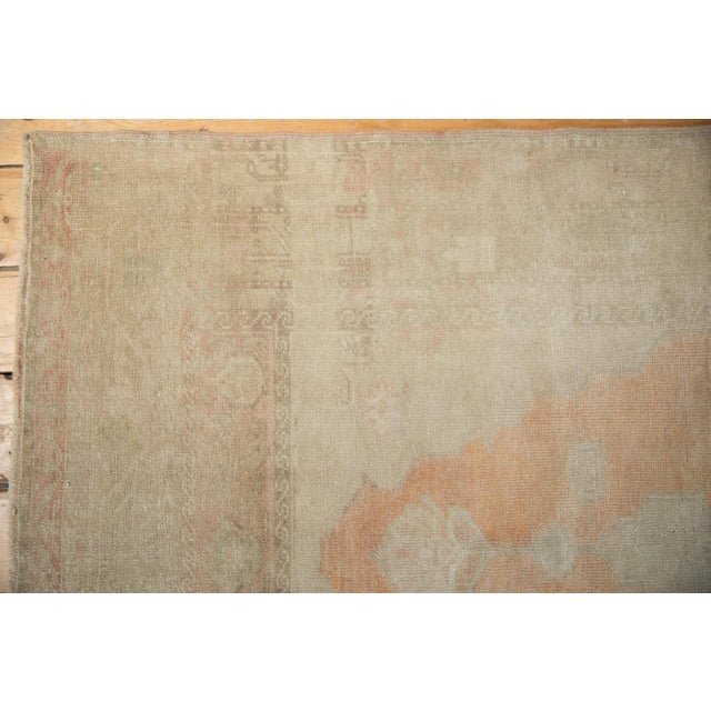 Textile Vintage Distressed Oushak Rug Runner - 3'11" x 8'3" For Sale - Image 7 of 9
