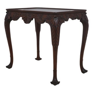 Kindel Irish Georgian Mahogany Tea Table For Sale