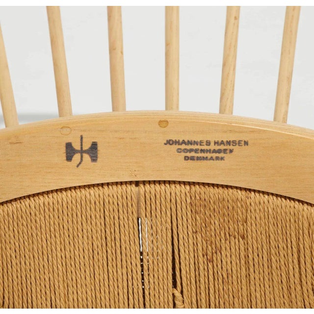 1940s 1940s Hans J. Wegner for Johannes Hansen Peacock Chair For Sale - Image 5 of 8