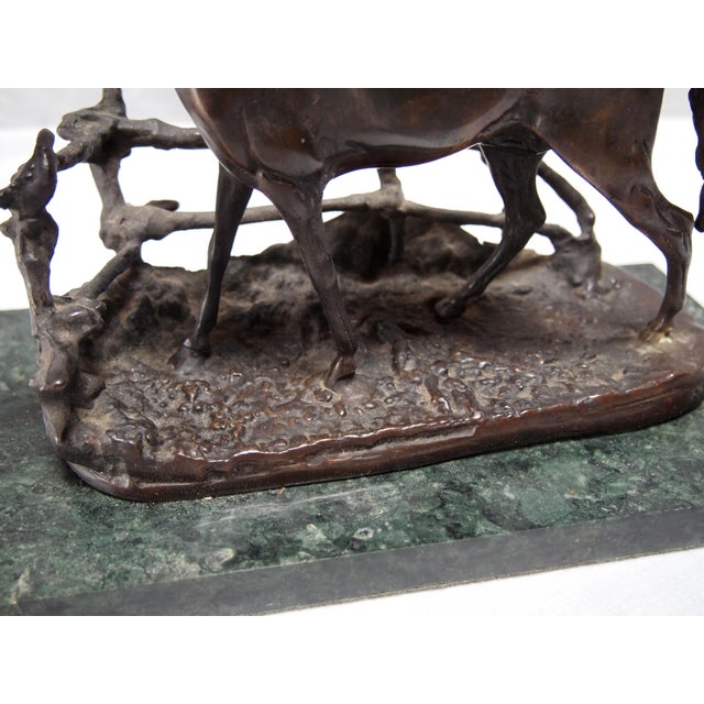 French Bronze Barrier Horse For Sale - Image 4 of 6