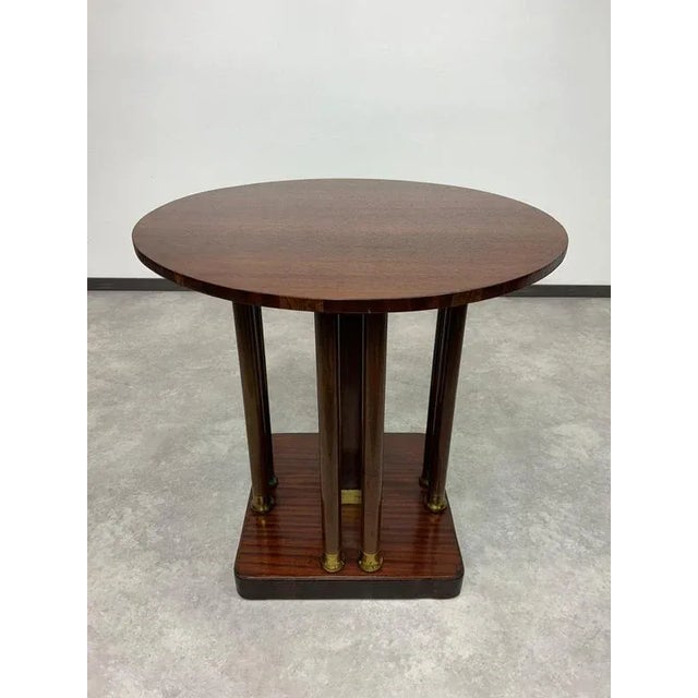 Wood Jugendstil Mahogany Coffee Table, 1890s For Sale - Image 7 of 8