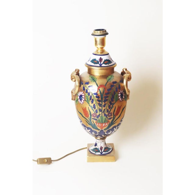 Hollywood Regency Table Lamp from Ceramiche Batignani Firenze, Italy, 1970s For Sale - Image 9 of 11