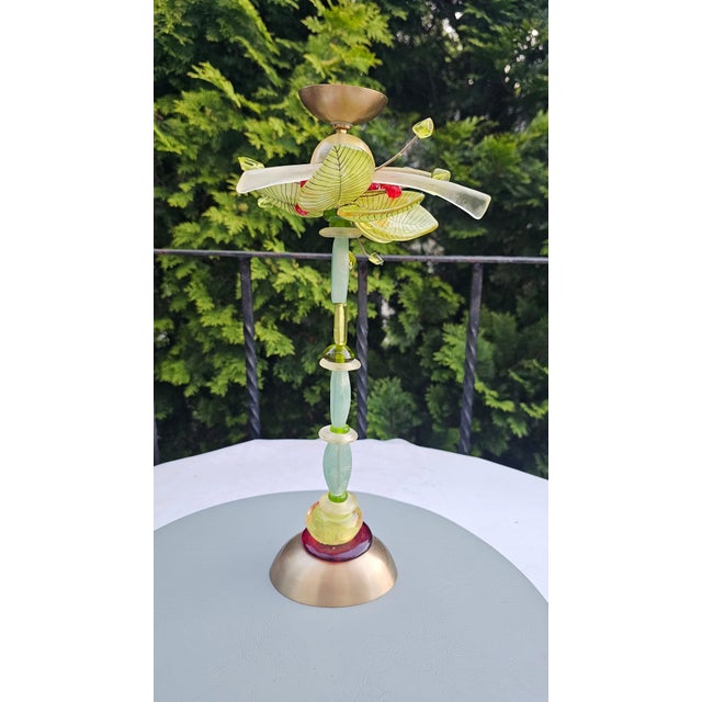 Vintage Candlestick by Orna Lalo, 1970s For Sale - Image 8 of 9