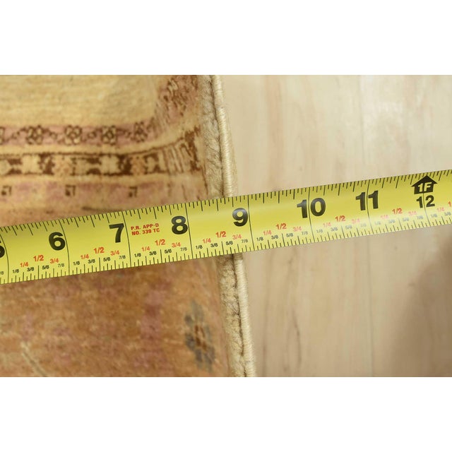 Ziegler Rug 8'11'' X 12'1'' Beige Wool Traditional Hand-Knotted Oriental Carpet For Sale - Image 11 of 12