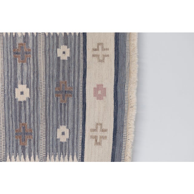 1960s Mid-Century Swedish Kilim from GK, 1960s For Sale - Image 5 of 8