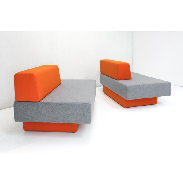 Modular Glyder 135 Bench Sofas by Avl for Lensvelt, 2010s, Set of 2 For Sale - Image 6 of 15
