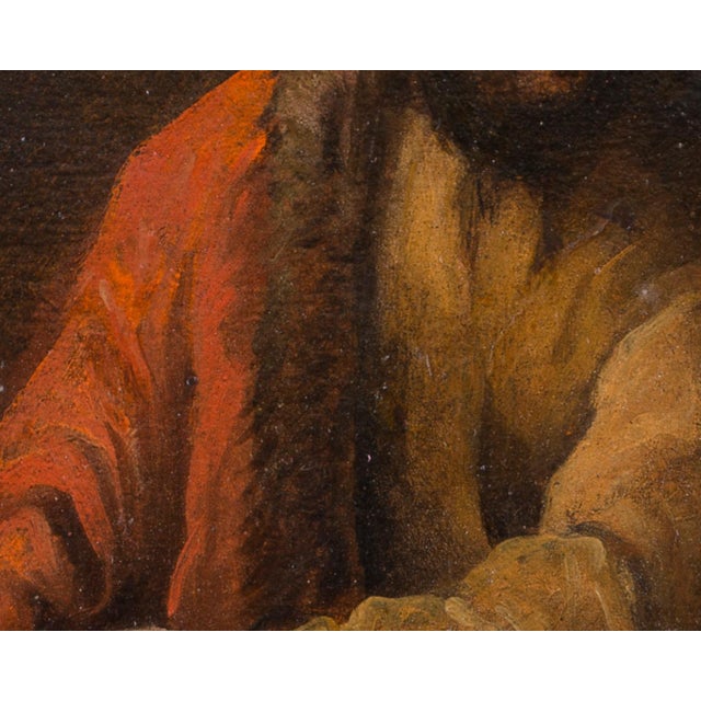 Pietro Della Vecchia, Man in a Coat Trimmed with Fur, 17th Century, Oil on Canvas For Sale - Image 5 of 10