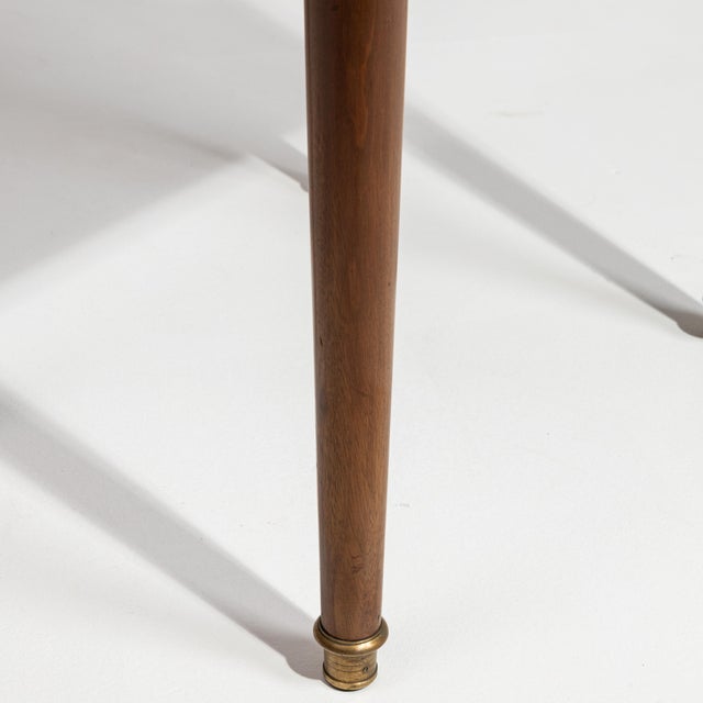 Louis XVI Marble-Top Side Table with Brass Details, Neoclassical Style, France, 19th Century For Sale - Image 10 of 13