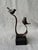 Metal Vintage Bronze Birds on a Branch Marble Base Sculpture For Sale - Image 7 of 14