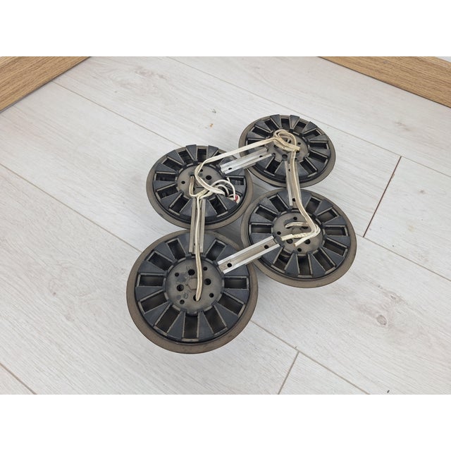 1980s Teti Model Wall Lamp in Black Lacquered Metal by Vico Magistretti for Artemide, 1980s, Set of 4 For Sale - Image 5 of 7
