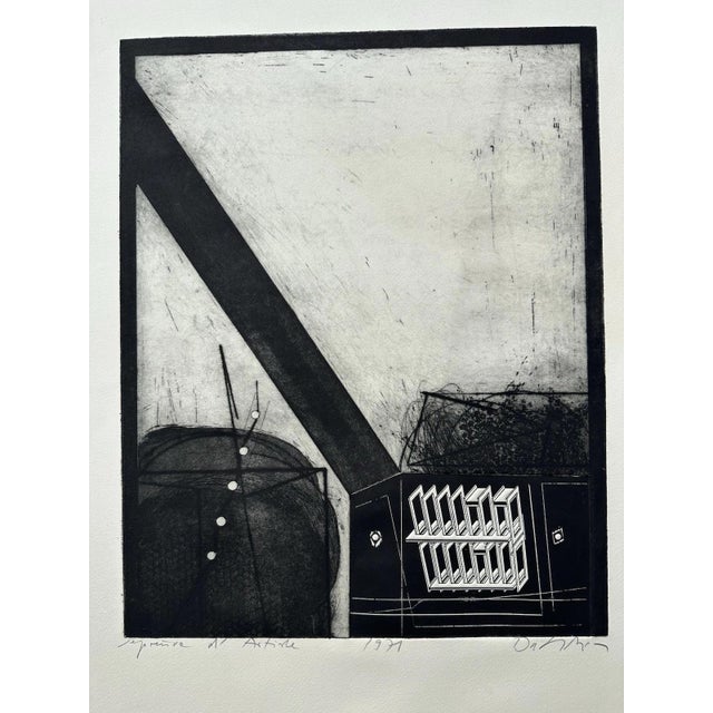 Karl Fred Dahmen, Épreuve dArtiste, 1971, Etching For Sale - Image 7 of 13