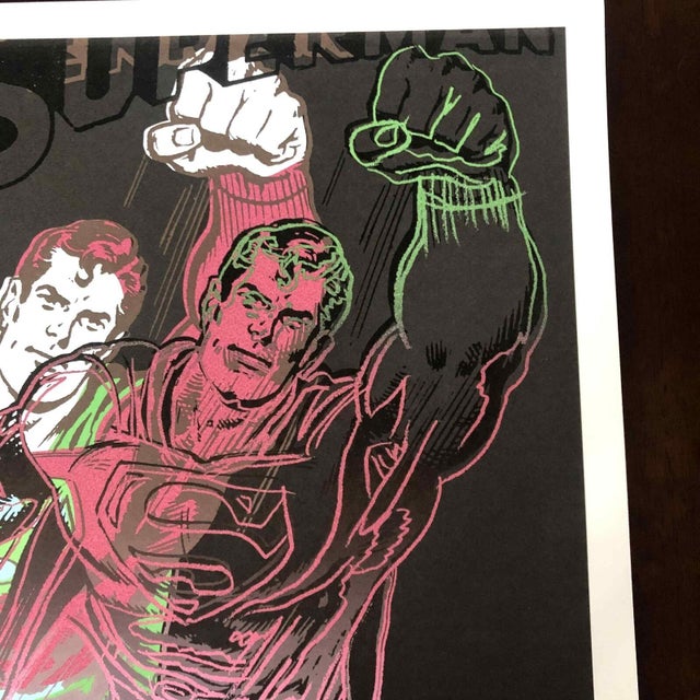 1990s After Andy Warhol "Superman" Lithograph For Sale - Image 9 of 11