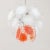 Vistosi Murano 18 Glass Disc Chandelier Fiocchi Di Neve, Italy, 1970s For Sale - Image 4 of 18