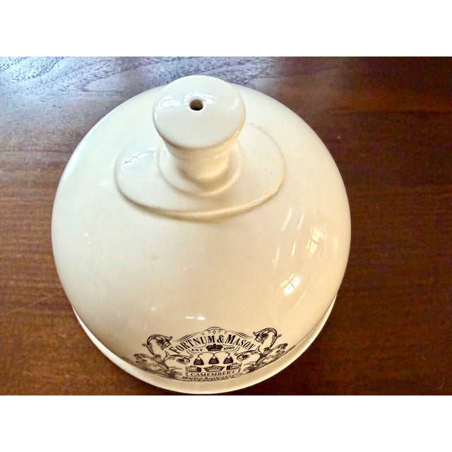 Rare Find! 1990s Limited Edition Vintage Fortnum & Mason Cheese Dome Made in England For Sale - Image 4 of 7