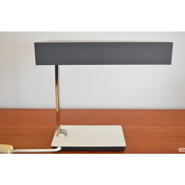 Bauhaus Model 6878 Table Lamp from Kaiser Leuchten, 1960s For Sale - Image 3 of 14
