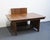 Canadel Furniture Solid Oak Mission Style Arts & Crafts 102" Trestle Dining Table 8020bc-Bra000-Pta - Made in Canada For Sale - Image 9 of 13