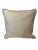 Charming Reindeer with Ornaments Beige Linen Corded Pillow 20" x 20" Hidden Zipper in Back Plush Feather Down Fill...