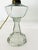 Mid-Century Modern Vintage Glass Oil Lamp Converted to Electric Table Lamp For Sale - Image 3 of 6