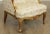 Wood French Louis XV Style Antique Gilt Frame Bergere Chair For Sale - Image 7 of 13