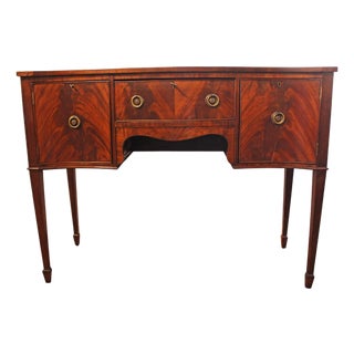 Circa 1870 Georgian Style Serpentine Form Sideboard For Sale