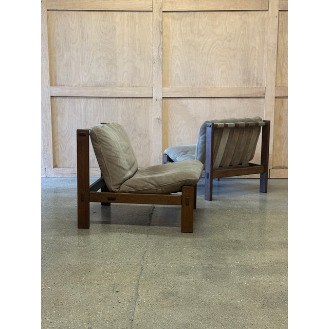 Dutch Oak Lounge Chair For Sale In Chicago - Image 6 of 8