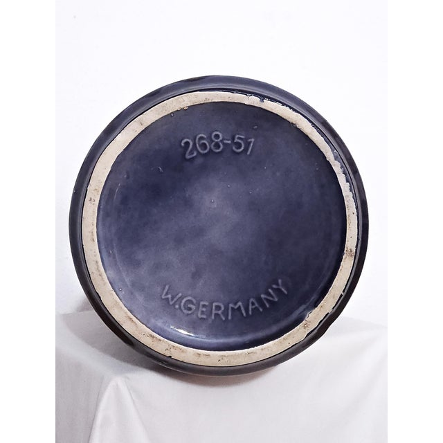 West German 268-51 Fat Lava Pottery Floor Vase from Scheurich, 1970s For Sale - Image 4 of 5