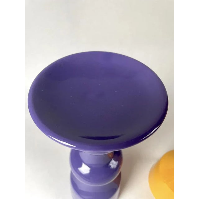 Ceramic Ceramic Candleholders, 1980s, Set of 2 For Sale - Image 7 of 8