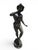 Italian Artist, Large Patinated Sculpture of a Boy Blowing a Horn, Early 20th Century, Bronze For Sale - Image 3 of 9