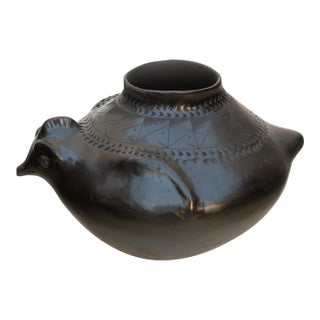 Rare Mata Ortiz Bird Effigy Pot For Sale