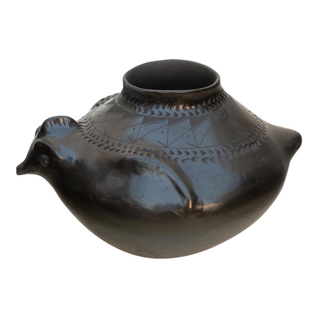 Rare Mata Ortiz Bird Effigy Pot For Sale