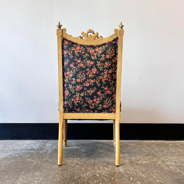 Decors Barbares Sarafane 19th Century French Carved Petite Chair For Sale - Image 4 of 5