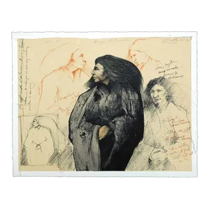 Frank Howell "Prayer's for Tomorrow" Lithograph Hand Colored Hand Signed
