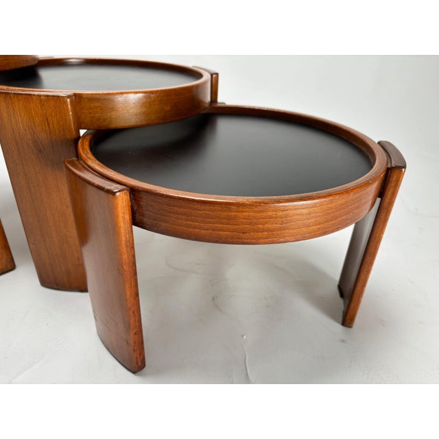 Vintage 780 Coffee Tables by Gianfranco Frattini for Cassina, Italy, 1960s, Set of 4 For Sale - Image 6 of 18