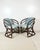 Vintage Round Bent Rattan Chairs- A Pair For Sale - Image 12 of 12
